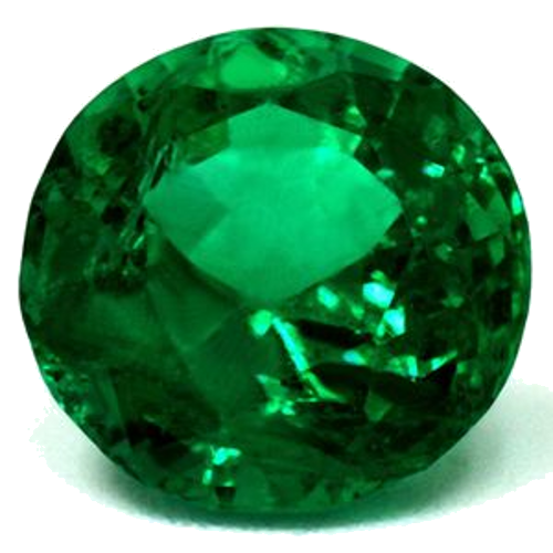 2.03 carat GREEN Round Smaragdas (1)