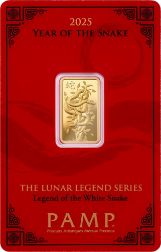 5 г инвестиционно златно кюлче Година на Змията PAMP (2)