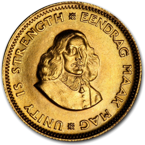 1 Rand South Africa gold coin (2)