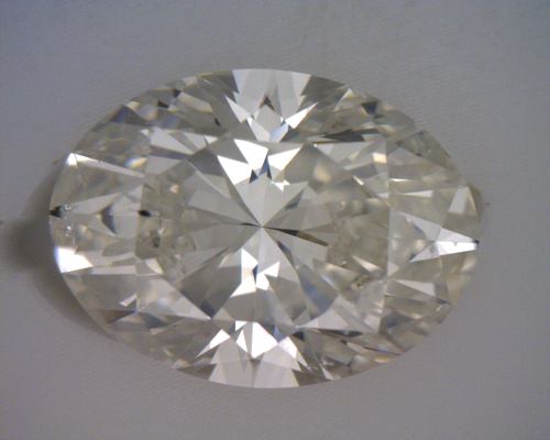 1.5 carat I-SI2 Natūralus Oval Deimantas (1)