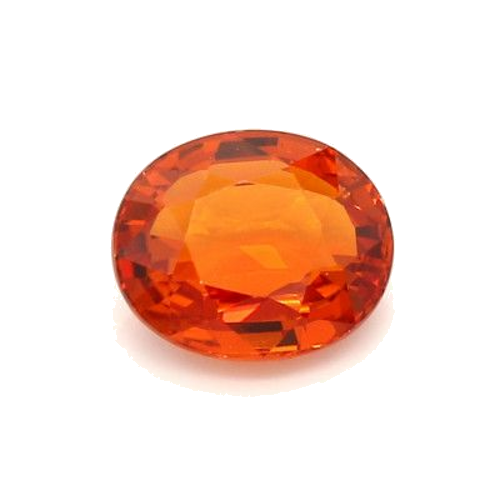 2.29 carat ORANGE BRILLIANTSTEP cut Oval Safyras (1)