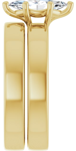 14K Yellow 10x5 mm Marquise Solitaire Engagement Ring Mounting (9)