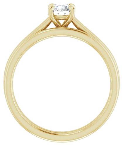 Sužadėtuvių Žiedas „Claw-Prong Solitaire“ 18k yellow gold Round 4.8mm (7)
