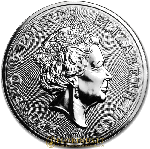 2018 Bokšto Tiltas, Didžioji britanija, 1 oz sidabrinė moneta (2)