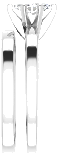 14K White 7x3.5 mm Marquise Solitaire Engagement Ring Mounting (9)