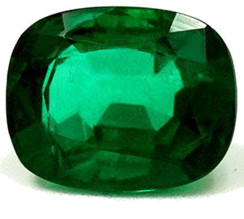 2.81 carat GREEN Cushion Smaragdas (1)