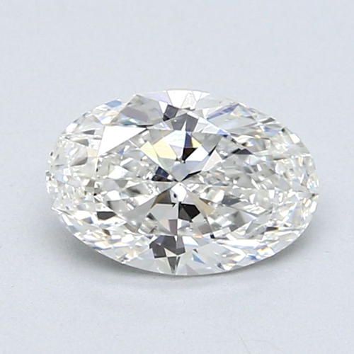1.0 carat F-SI1 Natūralus Oval Deimantas (1)