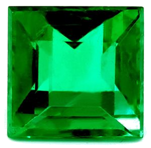 1.21 carat GREEN Square Smaragdas (1)
