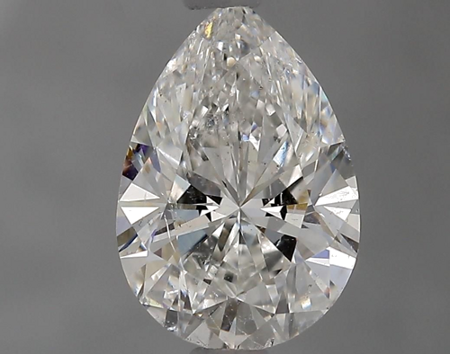 1.02 carat G-SI2 Natūralus Pear Deimantas (1)