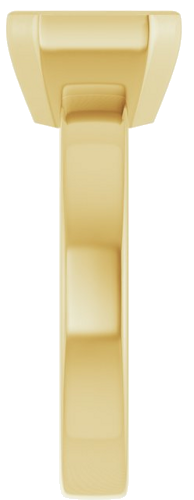 Sužadėtuvių Žiedas „Solitaire“ 585 Geltonojo Aukso Asscher 7mm (4)