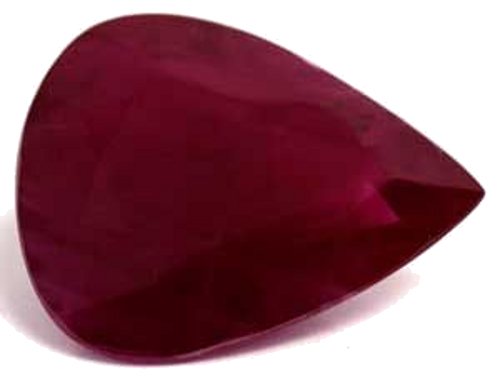 3.26 carat RED Pear Rubinas (1)