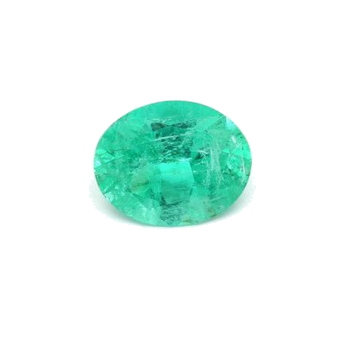 2.68 carat GREEN MODIFIEDBRILLIANT cut Oval Smaragdas (1)