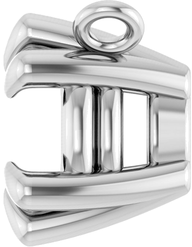 14K White 6.5 mm Round Claw-Prong Solitaire 18  Necklace Mounting (3)