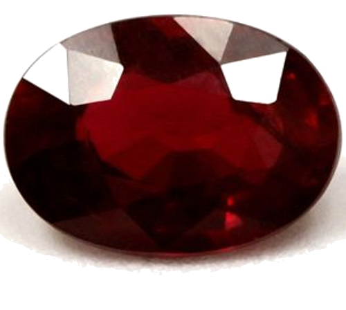 1.03 carat RED Oval Rubinas (1)
