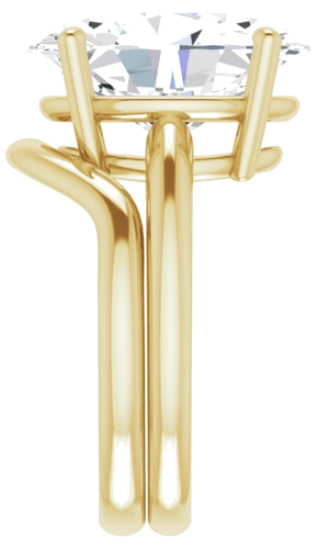 Sužadėtuvių Žiedas „Solitaire“ 14k yellow gold Oval 15mm x 11mm (9)