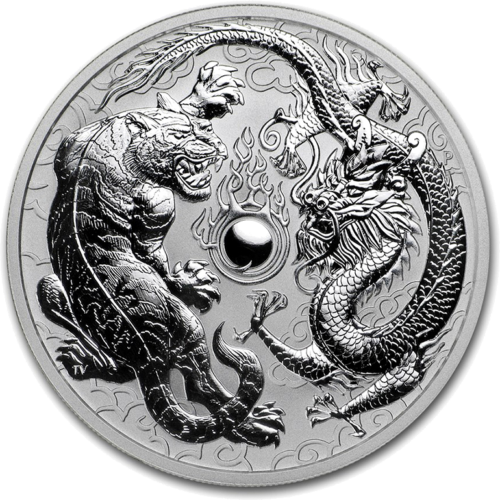 2018 Tiger & Dragon Australia 1 oz silver coin (1)