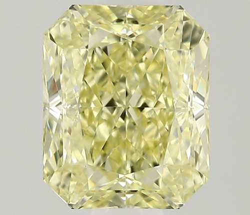 0.73 carat Fancy Light Yellow-VVS1 Natūralus Radiant Deimantas (1)