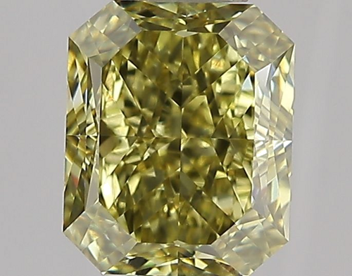2.0 carat Fancy Yellow-VS2 Natūralus Radiant Deimantas (1)
