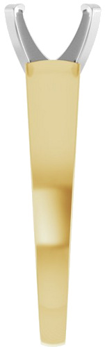 Sužadėtuvių Žiedas „Solitaire“ 585 Baltojo Ir Geltonojo Aukso Round 8mm (4)