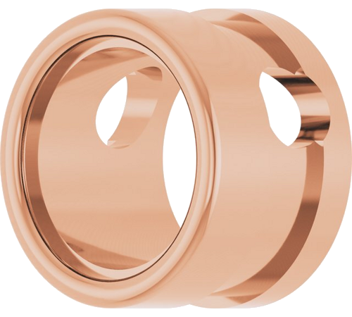 Pakabukas „Solitaire“ 585 Rožinis Aukso Round 6.2mm (2)