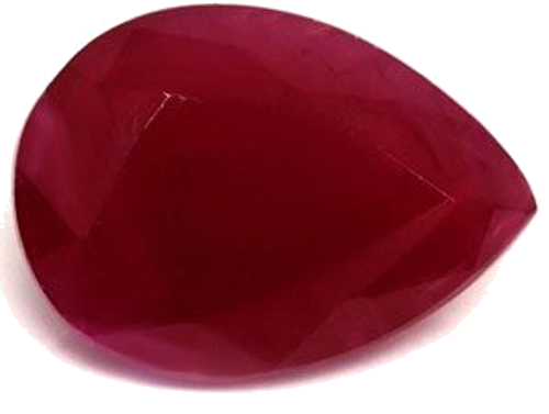 2.67 carat RED Pear Rubinas (1)