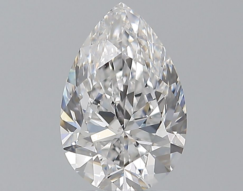 2.0 carat D-SI2 Natūralus Pear Deimantas (1)