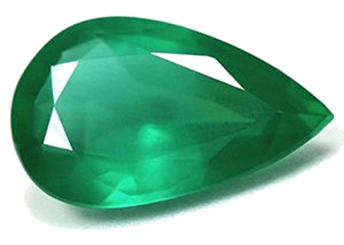 1.84 carat GREEN Pear Smaragdas (1)