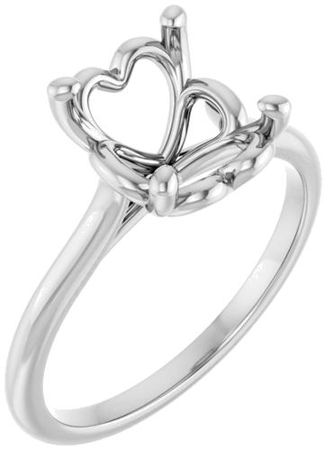 Sužadėtuvių Žiedas „Solitaire“ 585 Baltojo Aukso Oval 10mm x 8mm (1)