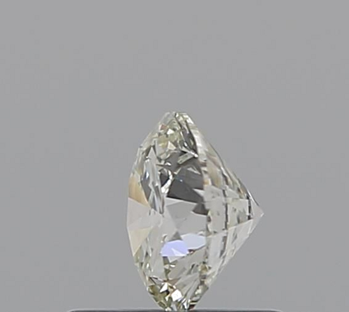 0.5 carat Faint Yellow Green-SI1 GD cut Natūralus Round Deimantas (1)