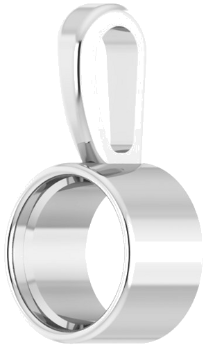 Pakabukas „Bezel-Set Solitaire“ 925 Sidabro Round 4mm (2)