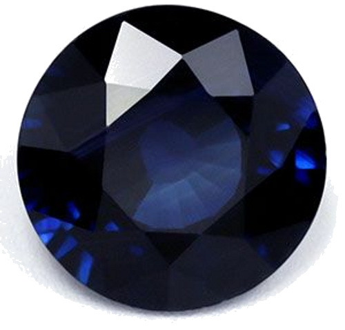 2.11 carat BLUE Round Safyras (1)
