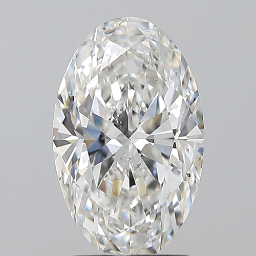 2.01 carat F-SI2 Natūralus Oval Deimantas (1)