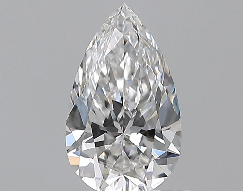 0.73 carat E-VVS2 Natūralus Pear Deimantas (1)