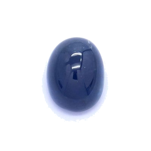 2.24 carat BLUE CABOCHON cut Oval Safyras (1)