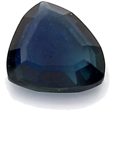 0.67 carat BLUE STEP cut Triangular Safyras (1)