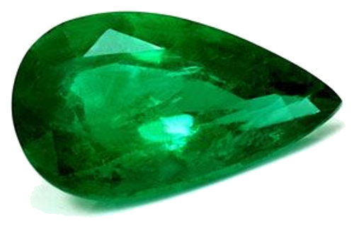 2.51 carat GREEN Pear Smaragdas (1)