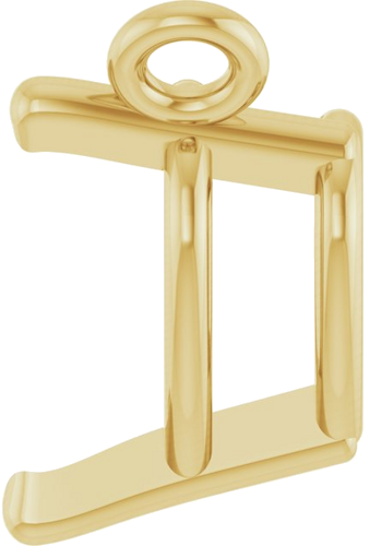 14K Yellow 5x5 mm Heart 3-Prong Solitaire Necklace Center (3)