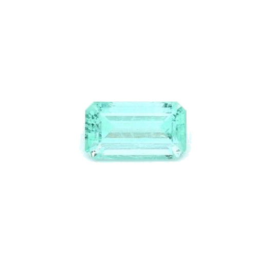 1.27 carat GREEN STEP cut Octagonal Smaragdas (1)
