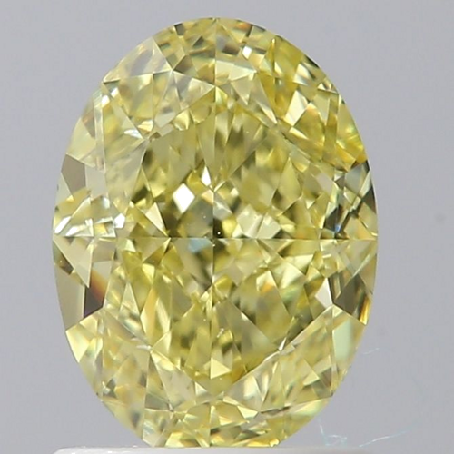 1.27 carat Fancy Intense Yellow-VVS2 Natūralus Oval Deimantas (1)
