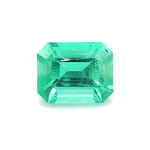 2.22 carat GREEN STEP cut Octagonal Smaragdas (1)