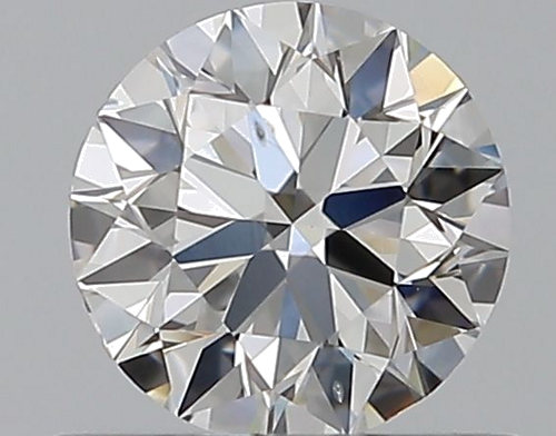 0.5 carat F-SI1 Excellent cut Natūralus Round Deimantas (1)