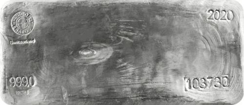 1000 oz Инвестиционный литой серебряный слиток .999 Argor-Heraeus Швейцария (2)