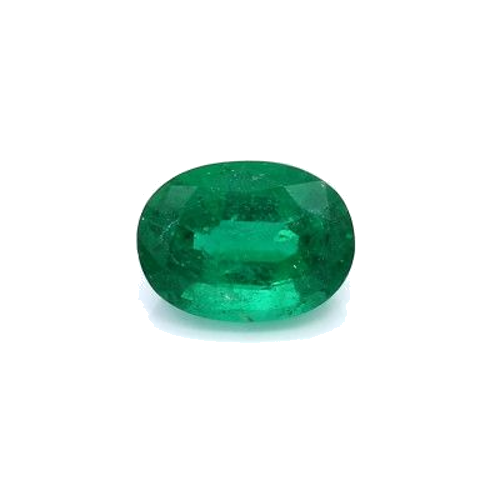 1.9300000000000002 carat GREEN BRILLIANTSTEP cut Oval Smaragdas (1)
