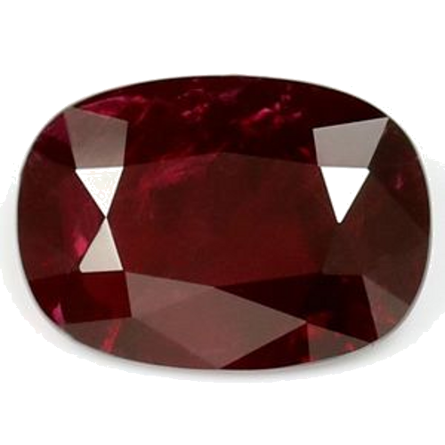 2.14 carat RED Cushion Rubinas (1)