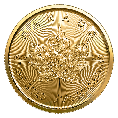 1/10 oz Maple Leaf 2023 Canada Gold Coin (1)