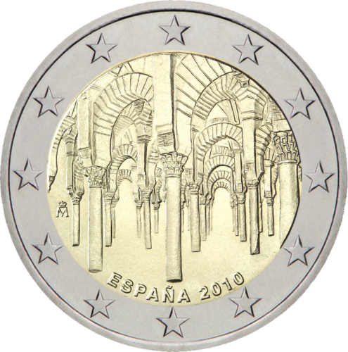2010 Spānijas Kordobas 2 eiro monēta (1)