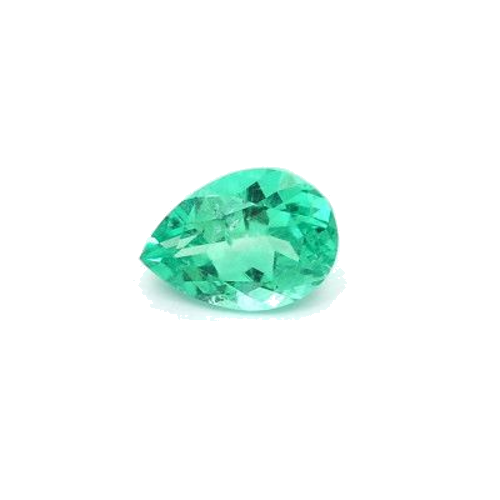 1.27 carat GREEN MODIFIEDBRILLIANT cut Pear Smaragdas (1)