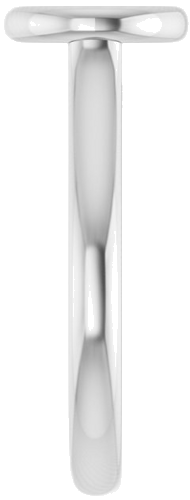 14K White  7 mm Round Solitaire Engagement Ring Mounting (4)