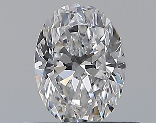 0.46 carat D-VVS1 Natūralus Oval Deimantas (1)
