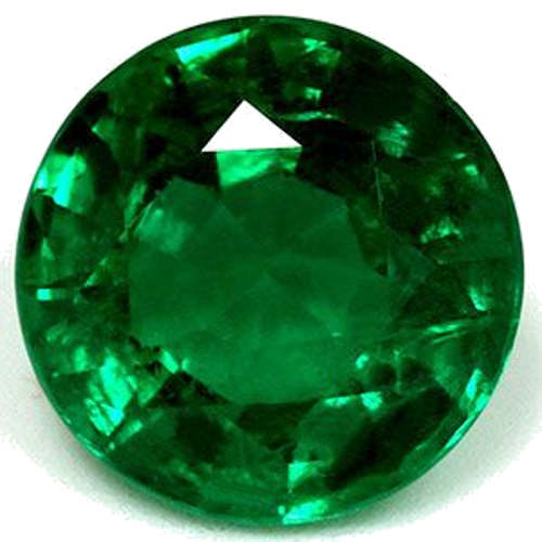 2.11 carat GREEN Round Smaragdas (1)